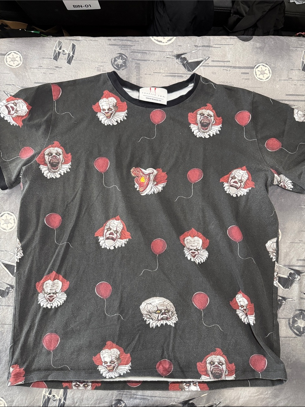 VIXEN BY MICHELINE PITT IT CHAPTER 2 PENNYWISE RINGER TEE SZ XL/XXL